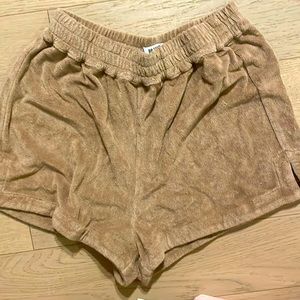 BB Dakota terry cloth shorts steve madden large